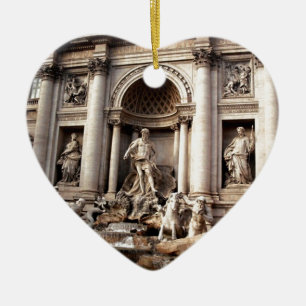 Trevi Fountain Rome Italy Travel Ceramic Ornament