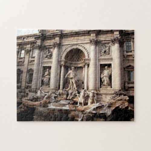 Trevi Fountain Rome Italy Travel Jigsaw Puzzle
