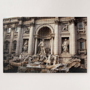 Trevi Fountain Rome Italy Travel Jigsaw Puzzle