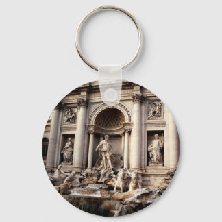 Trevi Fountain Rome Italy Travel Keychain