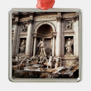 Trevi Fountain Rome Italy Travel Metal Ornament