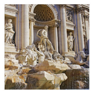 Trevi Fountain Rome Photography Acrylic Print