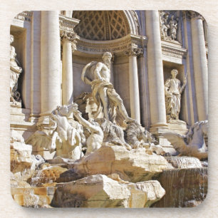 Trevi Fountain Rome Photography Beverage Coaster