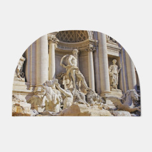 Trevi Fountain Rome Photography Doormat
