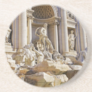 Trevi Fountain Rome Photography Drink Coaster