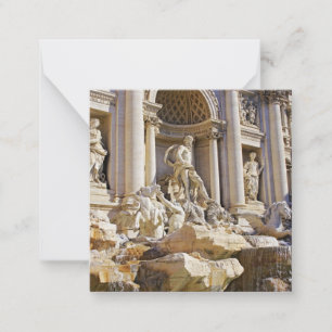 Trevi Fountain Rome Photography Note Card