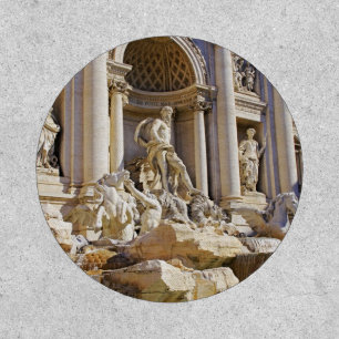Trevi Fountain Rome Photography Patch