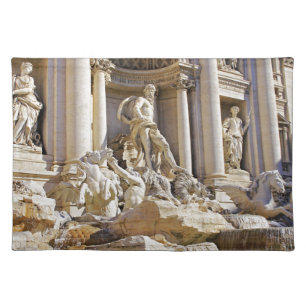 Trevi Fountain Rome Photography Placemat