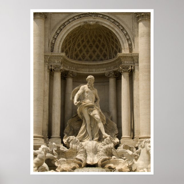 Trevi fountain , Rome Poster (Front)