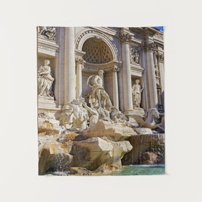 Trevi fountain tapestry (Front)