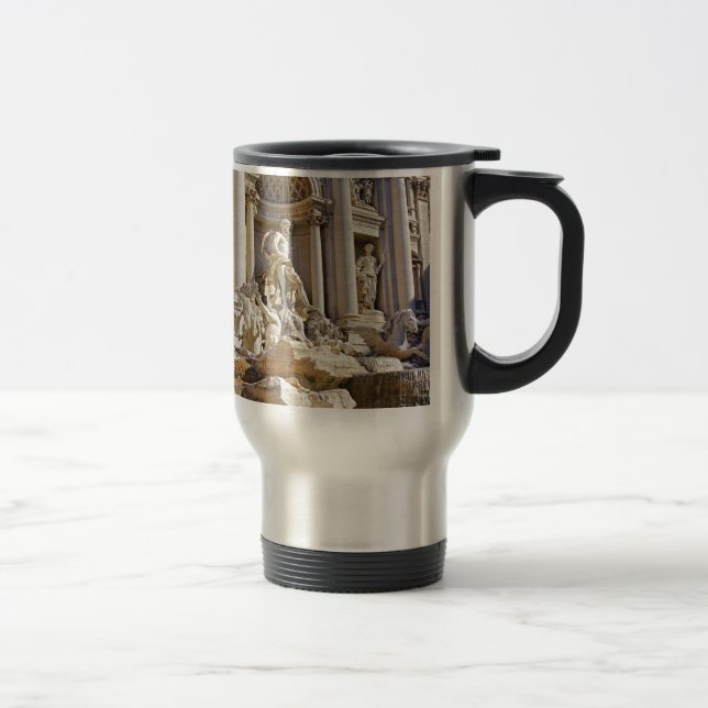 Trevi fountain travel mug (Right)