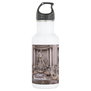 Trevi Fountain Water Bottle by KraftyKays at Zazzle