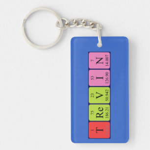 Trevin periodic table name keyring