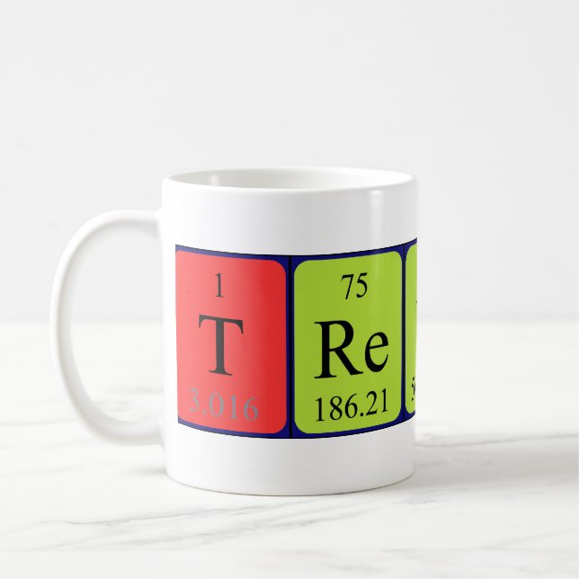 Trevon periodic table name mug (Left)