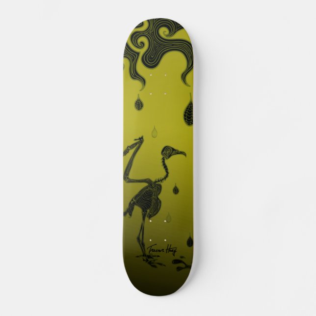Trevor Huey (AKA the Vulture) Skateboard (Front)