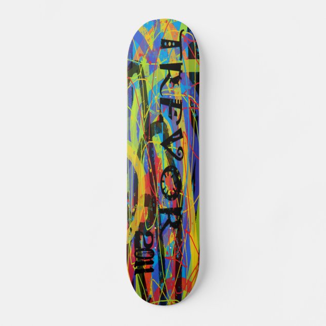 Trevor's Beauty Skateboard Deck (Front)