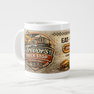 Trevor's Truck Stop Giant Coffee Mug