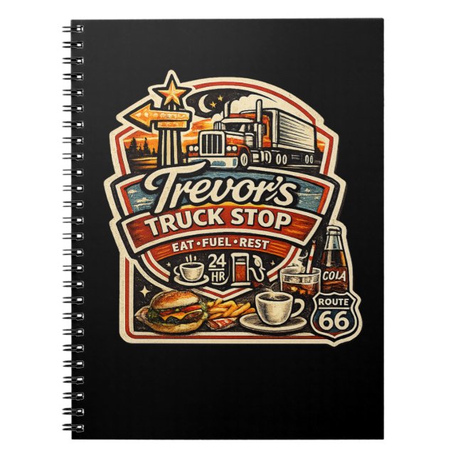Trevors Truck Stop Notebook (Front)