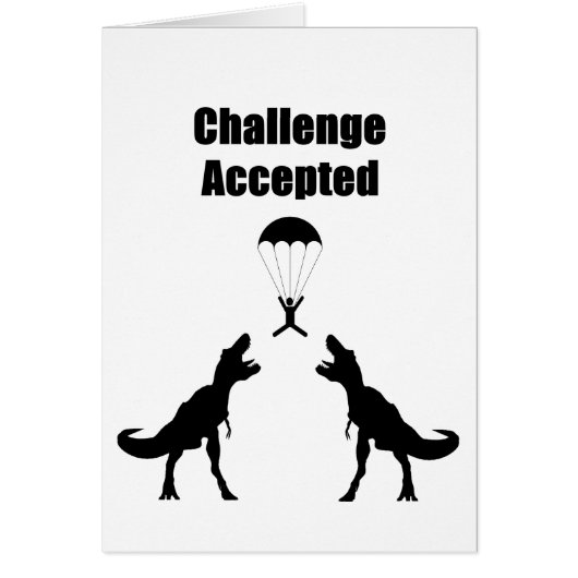 TRex Challenge Accepted Cards (Front)