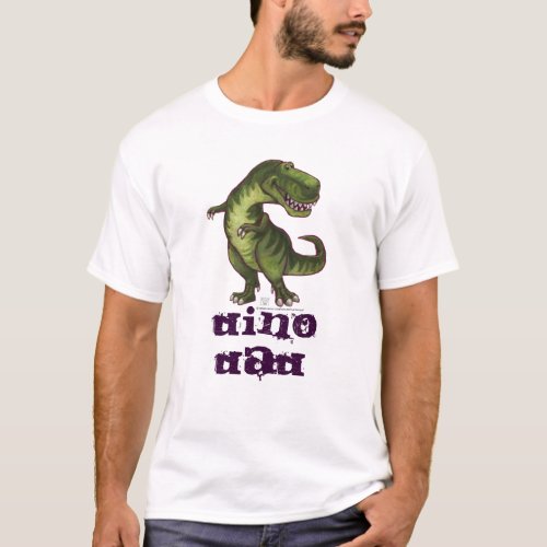 TRex Dino Dad Mens Light T_Shirt