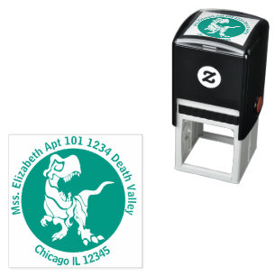 Trex Dino of the Death Valley Return Address Self-inking Stamp