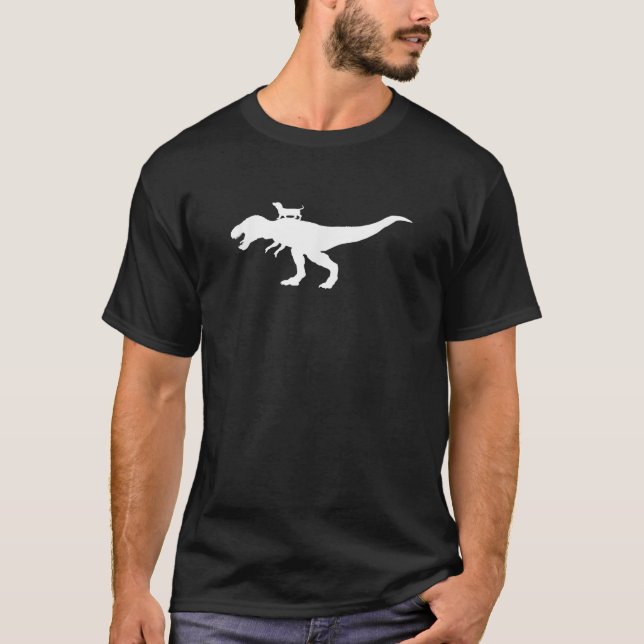 Trex Dinosaur Dachshund Gifts Wiener Dog Owner Mat T-Shirt (Front)