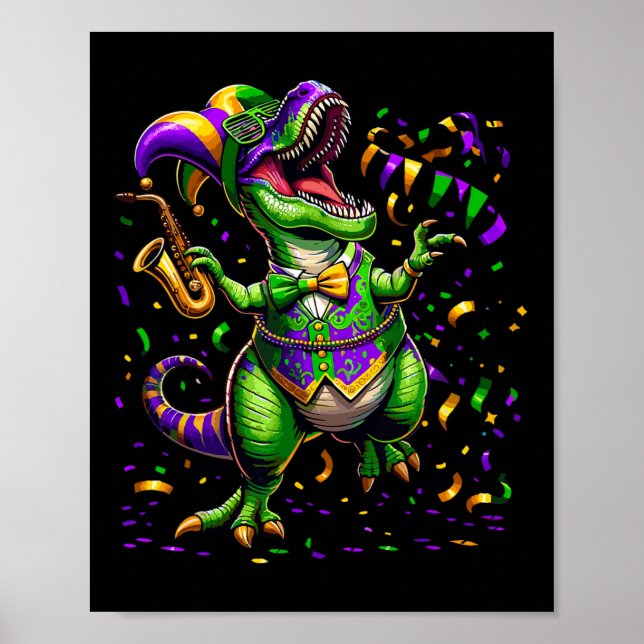 Trex Dinosaur Parade Outfit Shenanigans Costume Ma Poster (Front)