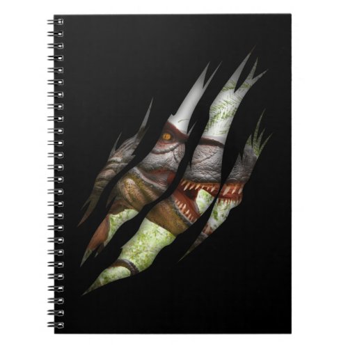 Trex Dinosaur Torn Claw Dino Notebook