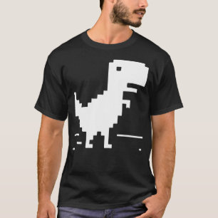 TRex  Geek Dinosaur Pixel Art Web Developer Nerd  T-Shirt