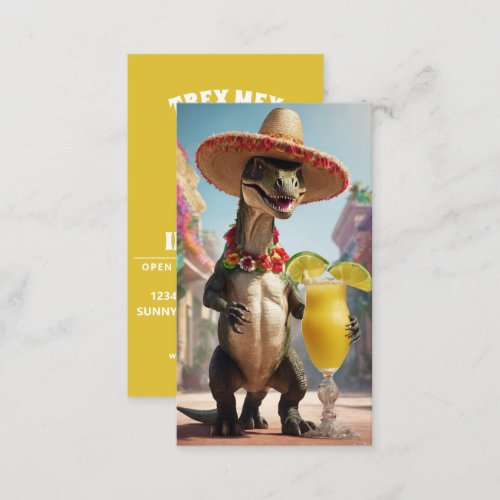 trex mex business card