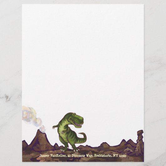 TRex Personal Letterhead (Front)