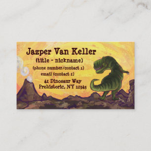 TRex Personalized Business Card