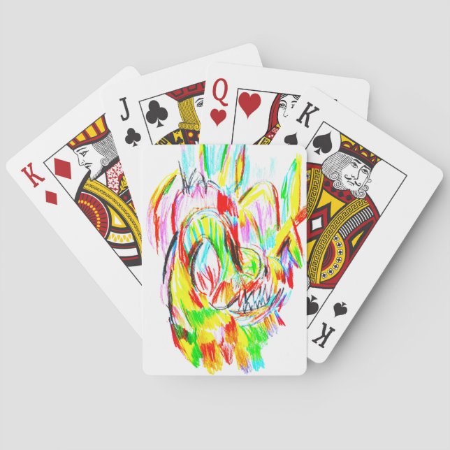 Trex summer  poker cards (Back)