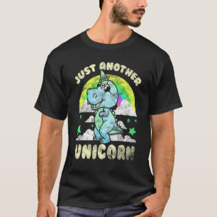 Trex Unicorn Inspired Ice Cream Cone Horn Related  T-Shirt