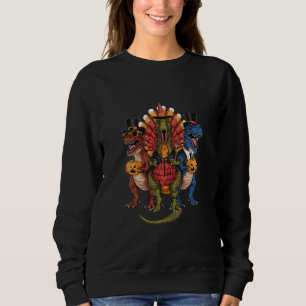 TRexgiving T-Rex Happy Thanksgiving Dinosaurs Sweatshirt