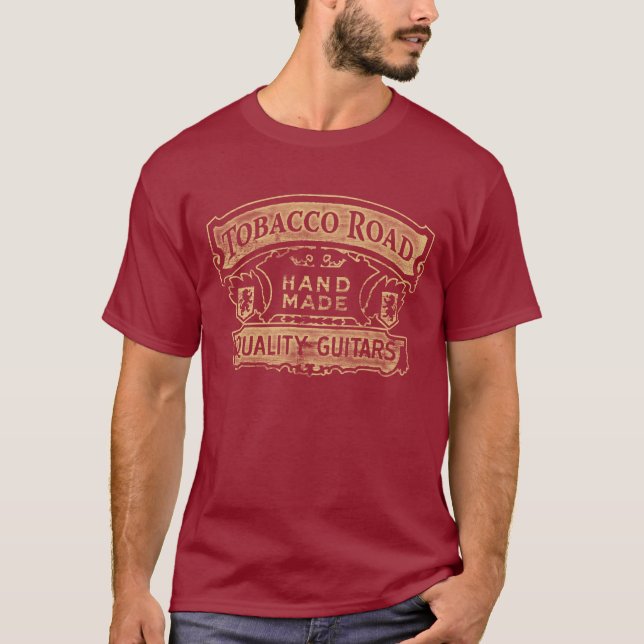 TRG T-SHIRT WITH FADED CREME LOGO (Front)