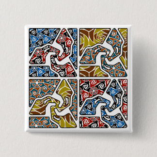 Tri-Arrows With Trippy Back Grounds Button