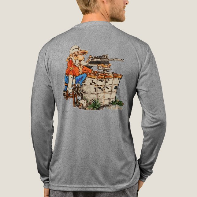 Tri-Blend Long Sleeve Shirt (Back)