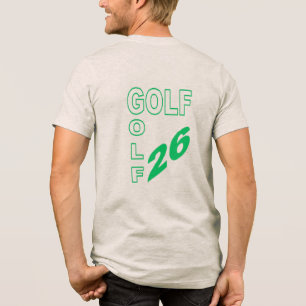 Tri-blend oat T-shirt for men GOLF 26 Shirt