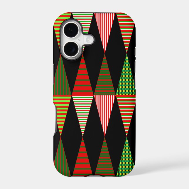 Tri Christmas Trees Case-Mate iPhone Case (Back)