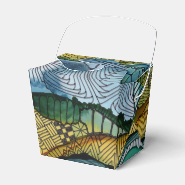 Tri Circle Takeout Favor Box (Front Side)