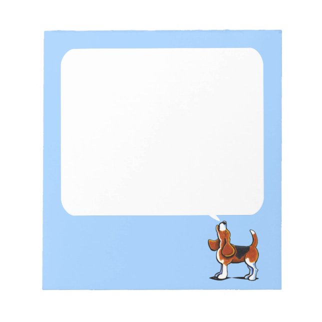 Tri-color Beagle Bay Notepad (Front)