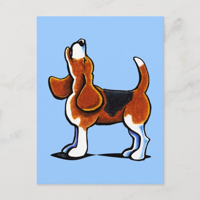 Tri-color Beagle Bay Postcard (Front)