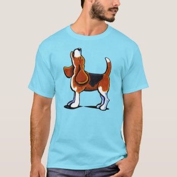 Tri-color Beagle Bay T-shirt by offleashart at Zazzle