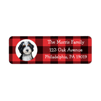 Tri-color Bernedoodle Label
