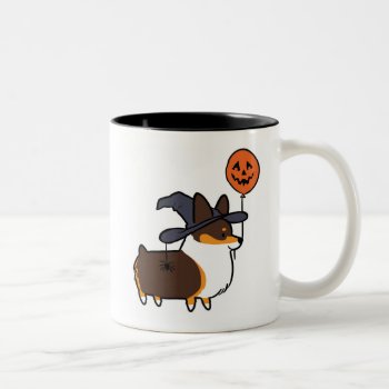 Tri-color Corgi Halloween Mug | Corgithings by CorgiThings at Zazzle