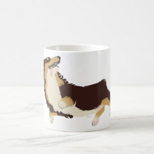 Tri-Color Corgi Mug