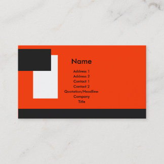 Tri-Color Deco1 Business Card