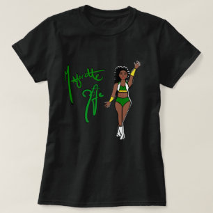 Tri Color Green Twirl Girl T-Shirt