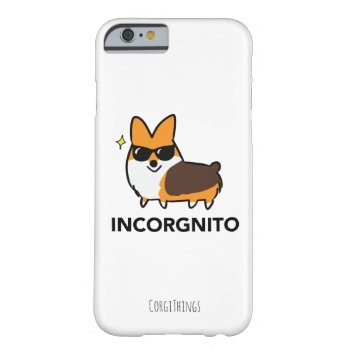 Tri-color Incorgnito Corgi Phone Case by CorgiThings at Zazzle